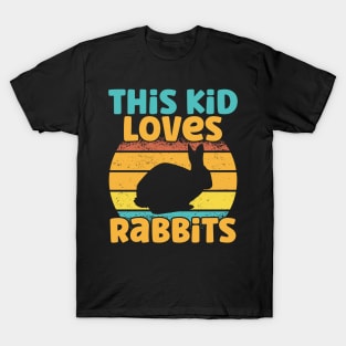 Kids This Kid Loves Rabbits - Rabbit lover product T-Shirt